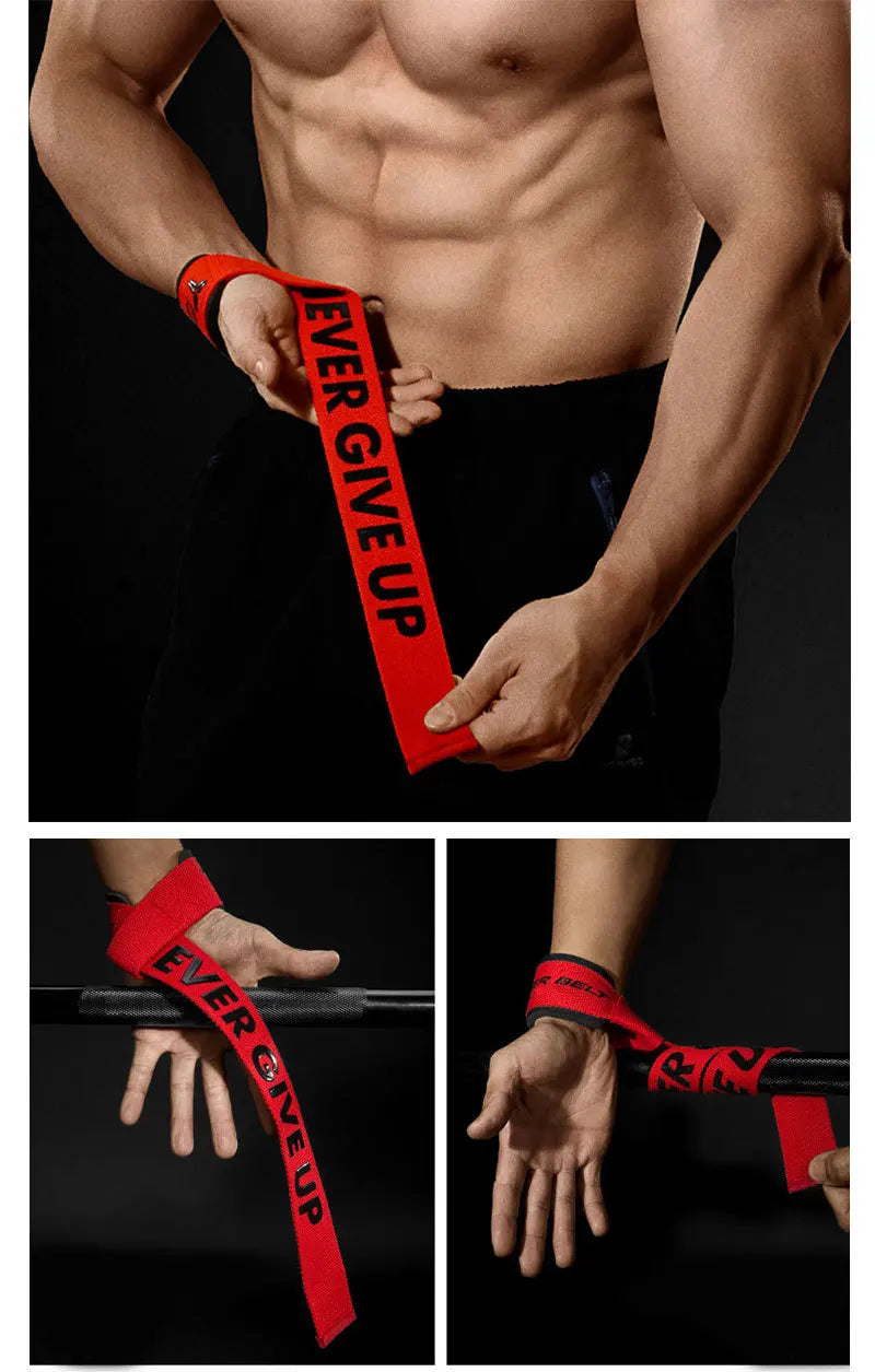 Strap antiderrapante, envoltório de pulso elevador, perfeito para treinar.