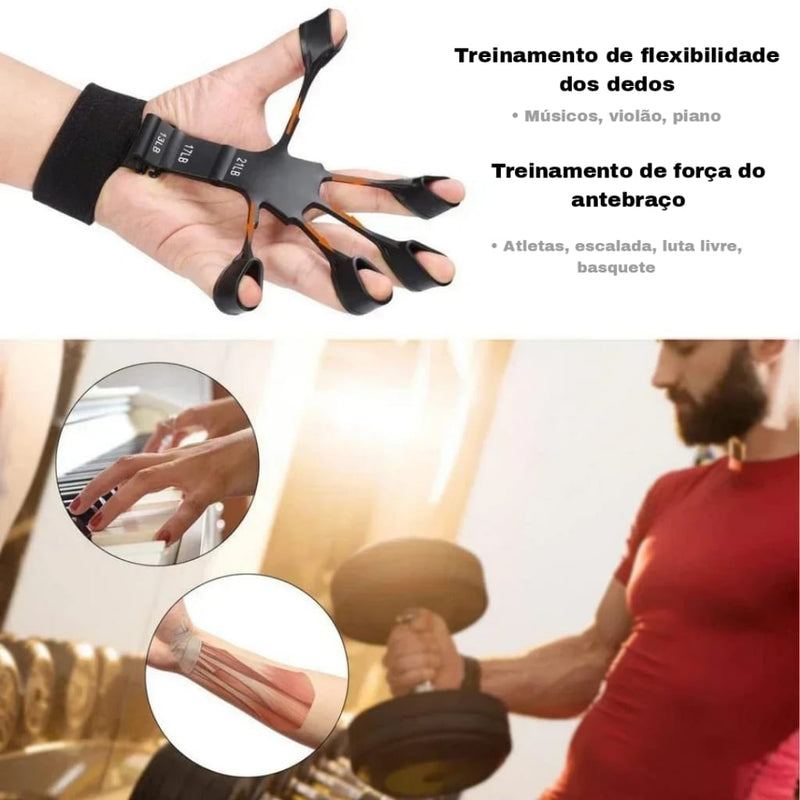 Hand Grip, exercitador de dedos, fortalecedor de preensão manual ajustável de 5 a 60 kg para construção muscular e recuperação de lesões.